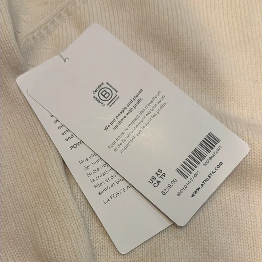 Athleta cream Turtleneck Sweater - Picture 2 of 5